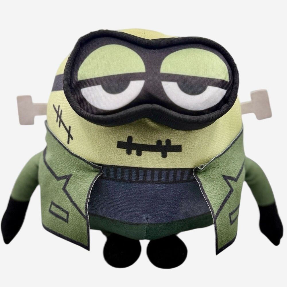 Despicable Me Minion Frankenstein Monster Bob Minion Plush 9" Universal Studios